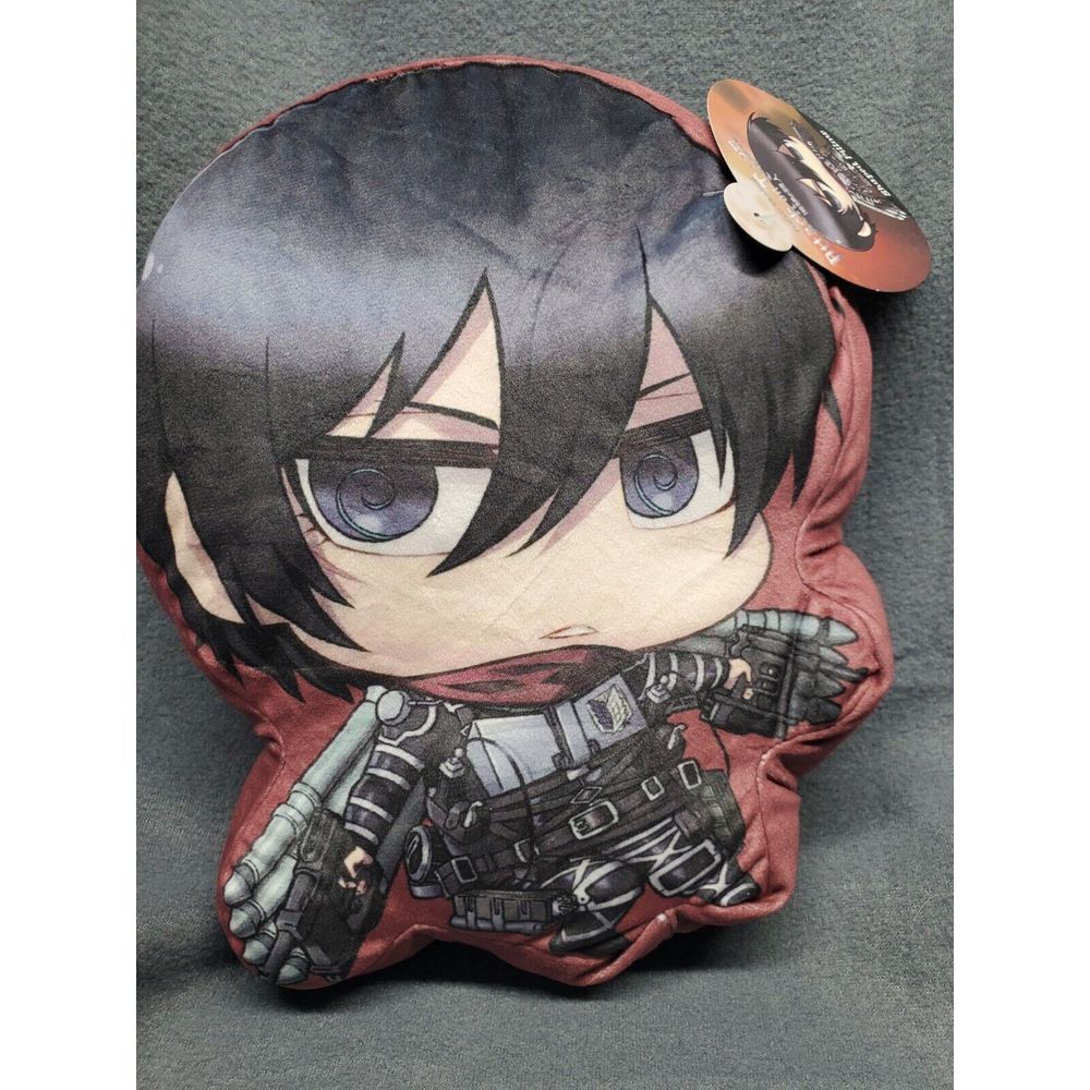 Attack On Titan Final Season Pillow Shaped Mikasa Nwt